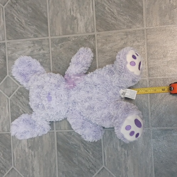 HUG FUN Adorable Purple Plush Bunny - Picture 5 of 7